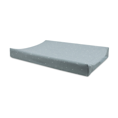 Zelena PREVLEKA za previjalno blazino TWINKLING SEA GREEN 50x70 cm, Jollein® -AKCIJA