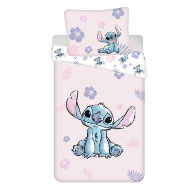 Roza 2-delna posteljnina LILO & STITCH 140x200 cm, ©DISNEY