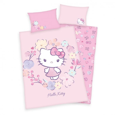 2-delna posteljnina HELLO KITTY (ekološki bombaž) 135x100 cm