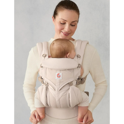 Bež Ergobaby nosilka Omni Classic Mesh, Natural Beige