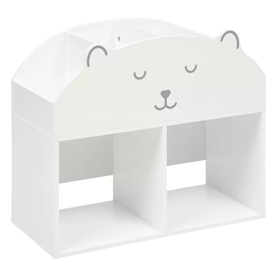 Bela otroška knjižna omara MEDVEDEK, V. 64 cm, Atmosphera®