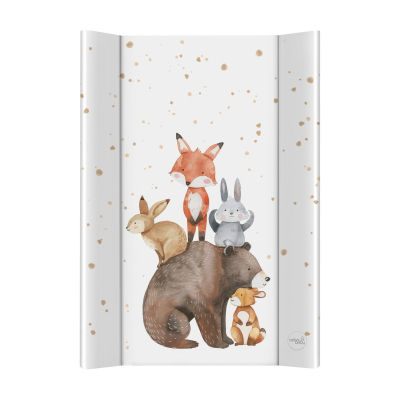 Bela mehka previjalna blazina basic FOREST FRIENDS (50x70cm), Ceba®