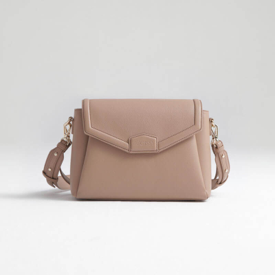 BEŽ torbica za mamice Crossbody MIDI PREMIUM, Joissy - AKCIJA