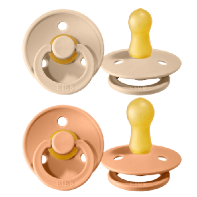 Duda BIBS - Peach&Vanilla, 6-18M (2 kosa) - ZADNJI KOS