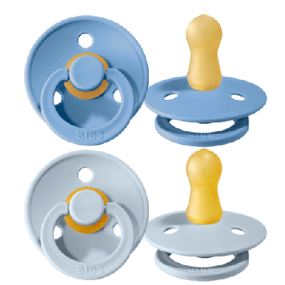 Duda BIBS - SkyBlue&BabyBlue 6-18M (2 kosa) - AKCIJA