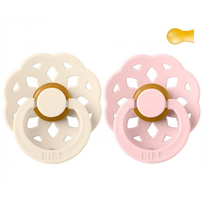 Duda BIBS -Ivory & Blossom, BOHEME 6-18M (2 kosa)