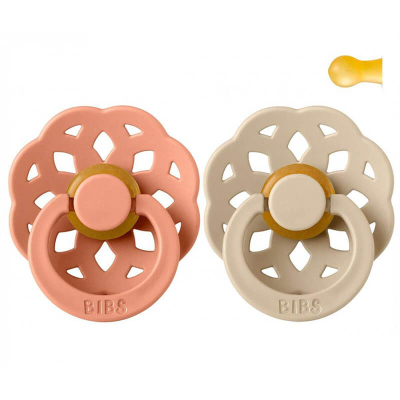 Duda BIBS - Vanilla & Peach, BOHEME 6-18M (2 kosa)