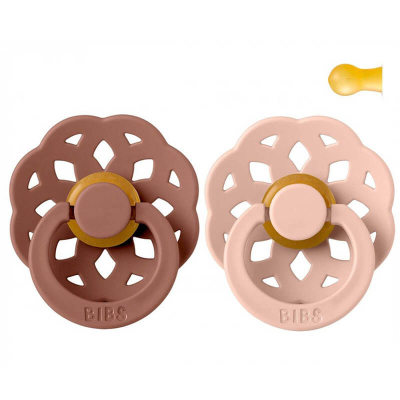Duda BIBS - Woodchuck & Blush, BOHEME 0-6M (2 kosa)