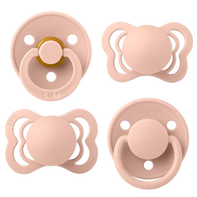 Darilni set 4 dud BIBS - TRY IT Collection, Blush (0m+)