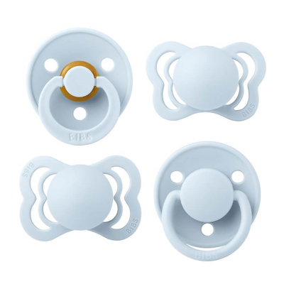 Darilni set 4 dud BIBS - TRY IT Collection, Baby Blue (0m+)