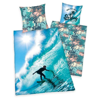 Dvostranska 2-delna posteljnina SURF, 140x200 cm