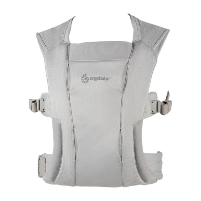 Svetlo siva Ergobaby nosilka Embrace Soft Air Mesh, Soft Grey