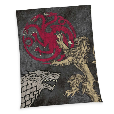 Odeja GAME OF THRONES - 150x200 cm - ZADNJI KOSI