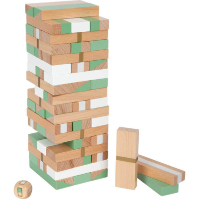 Družabna igra lesen stolp Jenga (3 leta+), Small Foot - AKCIJA