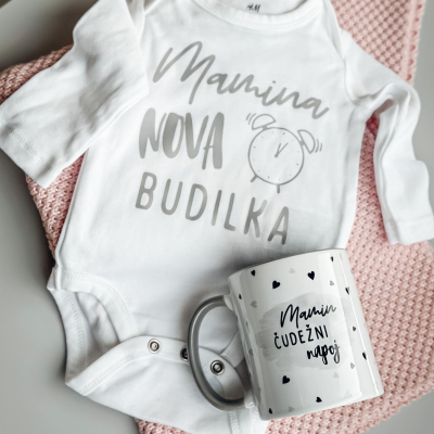 Set skodelica in body št. 62 (3-4M) MAMINA nova BUDILKA