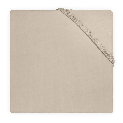 BEŽ jogi rjuha 80/90x40 cm, NOUGAT bombažni jersey, Jollein®