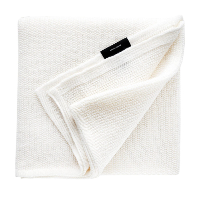 Kokos bela MERINO odeja, Lullalove 90x100 cm - PREMIUM