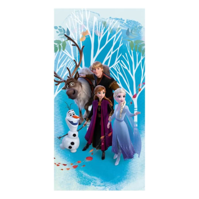 Modra kopalna brisača LEDENO KRALJESTVO 2 DRUŽINA - 70x140 cm, ©DISNEY -  AKCIJA