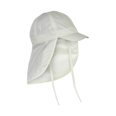 Kremno bel klobuček - kapa s šiltom za dojenčka z UV zaščito (UPF 50+) 1-2 leti – MARSHMALLOW WHITE, En Fant-P