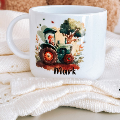 Personaliziran otroški lonček, 180 ml - NEZLOMLJIV