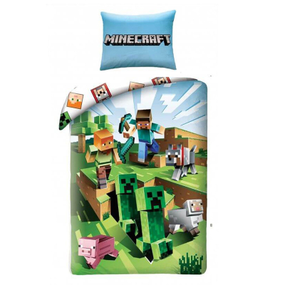 2-delna posteljnina MINECRAFT 140x200 cm