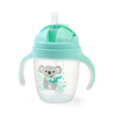 Mint lonček za pitje s slamico Koala 6m+, BabyOno