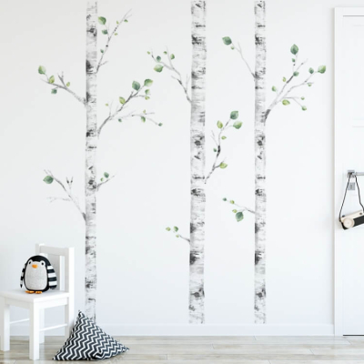 Stenske nalepke DREVESA - BREZE DK325, Yoko Design - AKCIJA