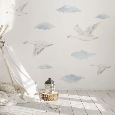 Stenske nalepke  HAPPY GOOSE DK452 L, Yoko Design