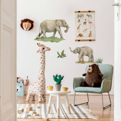 Stenske nalepke SLONA DK428 L, Yoko Design - ZADNJI KOS