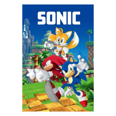 Flis odeja JEŽEK SONIC 100x150 cm