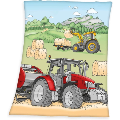Odeja TRAKTOR 130x160 cm - AKCIJA