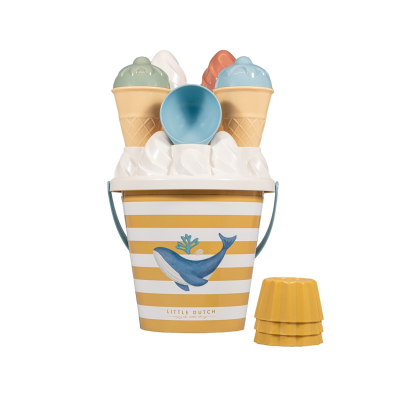 Otroški set za na plažo Ice Cream Ocean Dreams Blue, Little Dutch