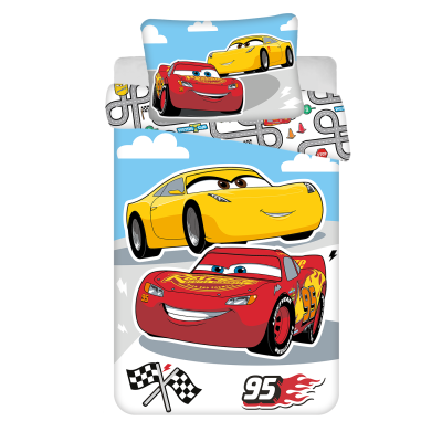 2-delna posteljnina CARS Strela McQueen 135x100 cm