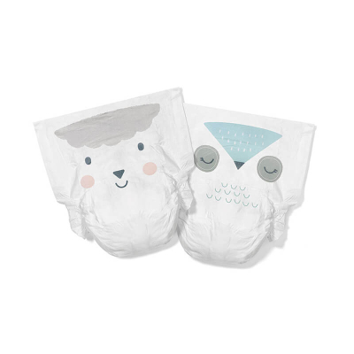 EKO plenice KIT&KIN ovčka in sovica (38 kosov) – velikost 1 (2-5kg)