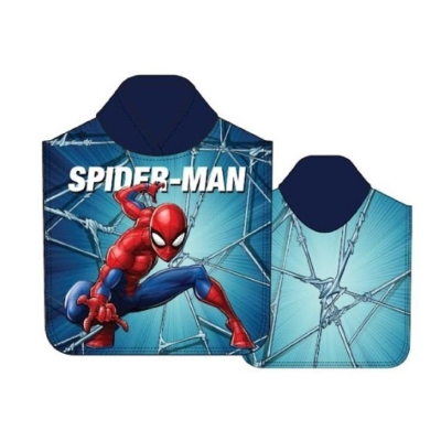 Turkizna pončo brisača SPIDER-MAN, 50x100, Marvel 