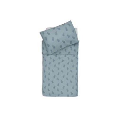 Zelena 2-delna posteljnina MIFFY SHADW SEA GREEN, 135/140x100 cm, Jollein 
