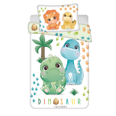 Bela posteljnina DINO FRIENDS 135x100 cm