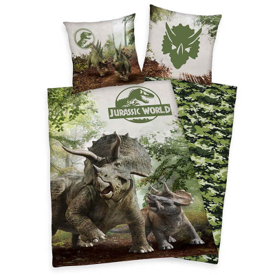 2-delna posteljnina TRICERATOPS Jurassic World 140x200 cm Herding