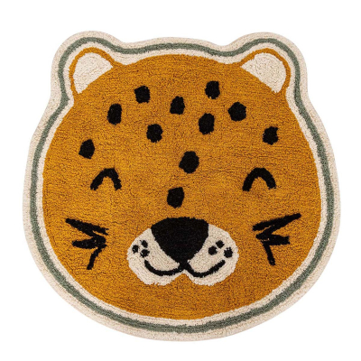 Rjava otroška bombažna preproga LEOPARD D90 cm, Atmosphera® - ZADNJI KOSI