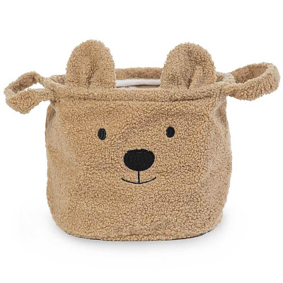 Rjav koš za shranjevanje MEDVEDEK 25 cm, Childhome - AKCIJA