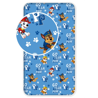 Paw Patrol bombažna rjuha 90x200 cm