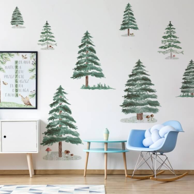 Stenske nalepke SMREKE DK315, Yoko Design - ZADNJI KOSI