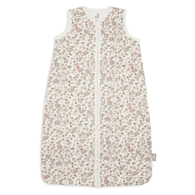 Kremno bela jersey spalna vreča RETRO FLOWERS, 3-6 m+, Jollein® -AKCIJA
