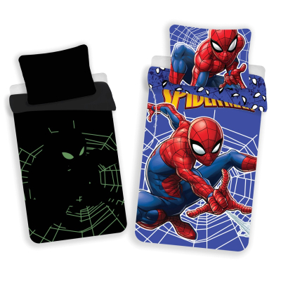 2-delna posteljnina SPIDERMAN glow in the dark 140x200 cm, ©MARVEL