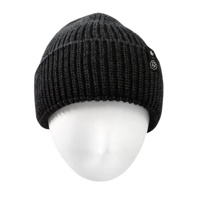 Temno grafit MERINO kapa S (2-9 let), Lullalove