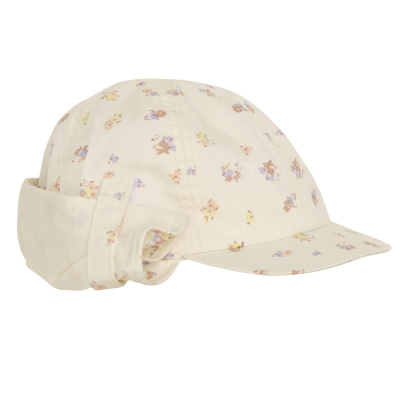 Bel klobuček - kapa s šiltom (6-12 m) Velcro EGGNOG, En Fant-P