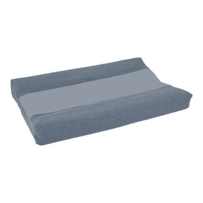 Modra PREVLEKA za previjalno blazino Pure Blue 72x44x9 cm, Little Dutch - ZADNJI KOS