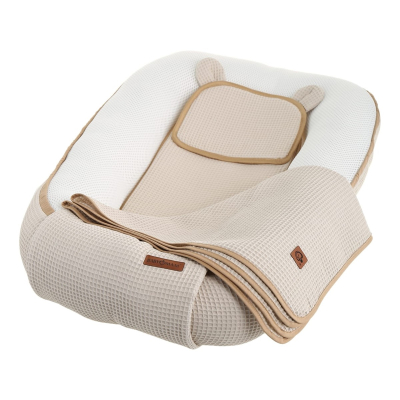 Bež gnezdece za dojenčka AIR 3D Safe Sleep Set -  Babymam - AKCIJA