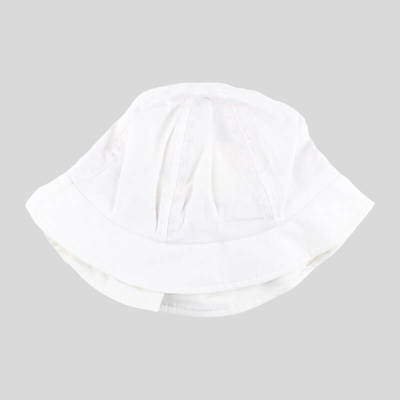 Bel otroški klobuček z UV zaščito (UPF 50+) 1-2 leti – White Skye, Nordic Label - ZADNJI KOS
