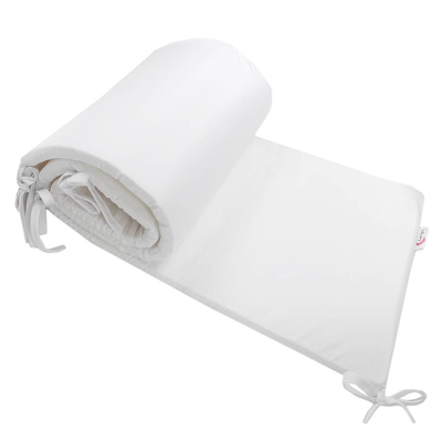 Kompaktna bela obroba za posteljico, 210x30 cm Largo